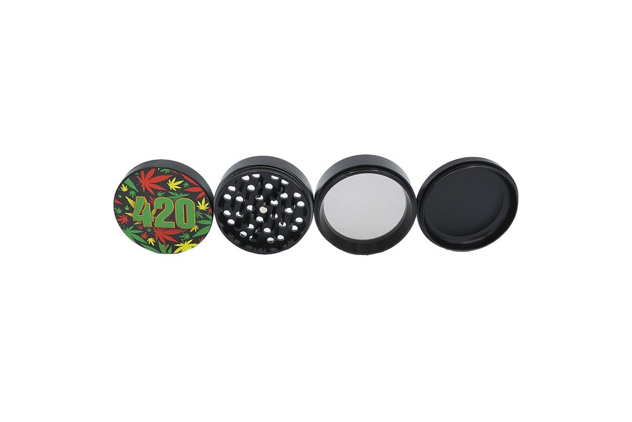 420 Rasta 4-Piece SharpShred Grinder